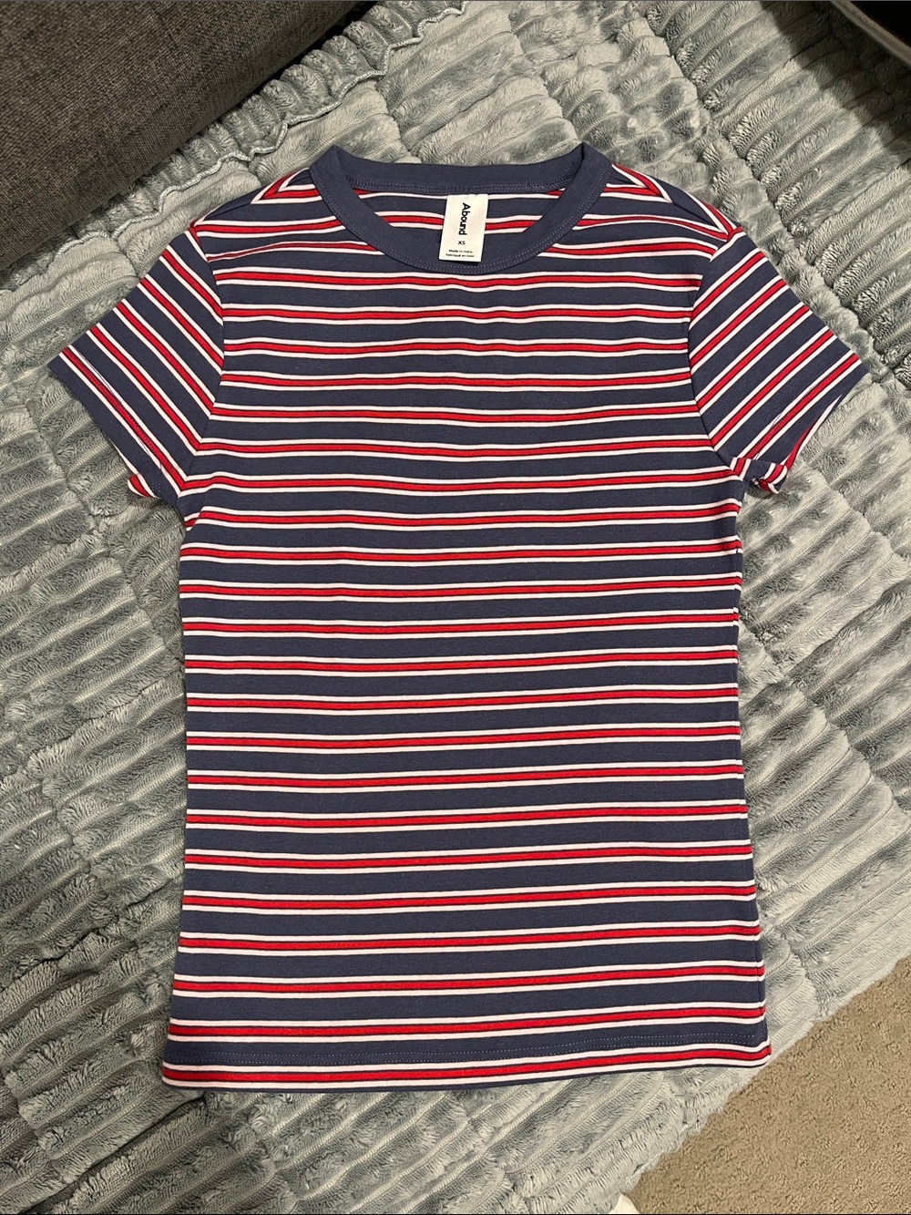 NWOT Nordstrom Abound Striped Short Sleeve Tee